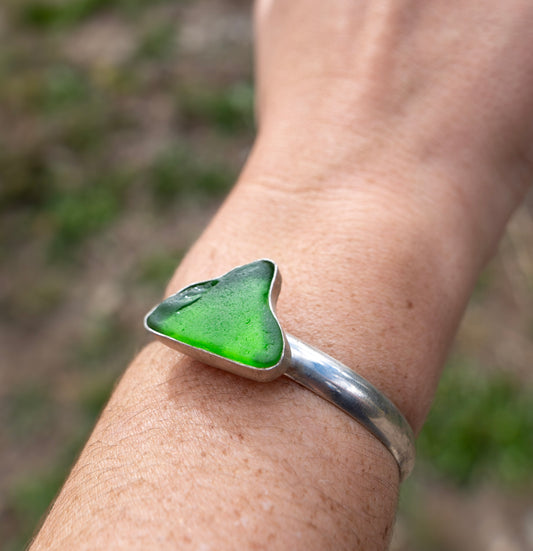 Seaglass cuff