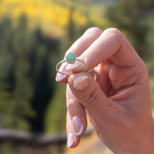 Green Quartz Ring