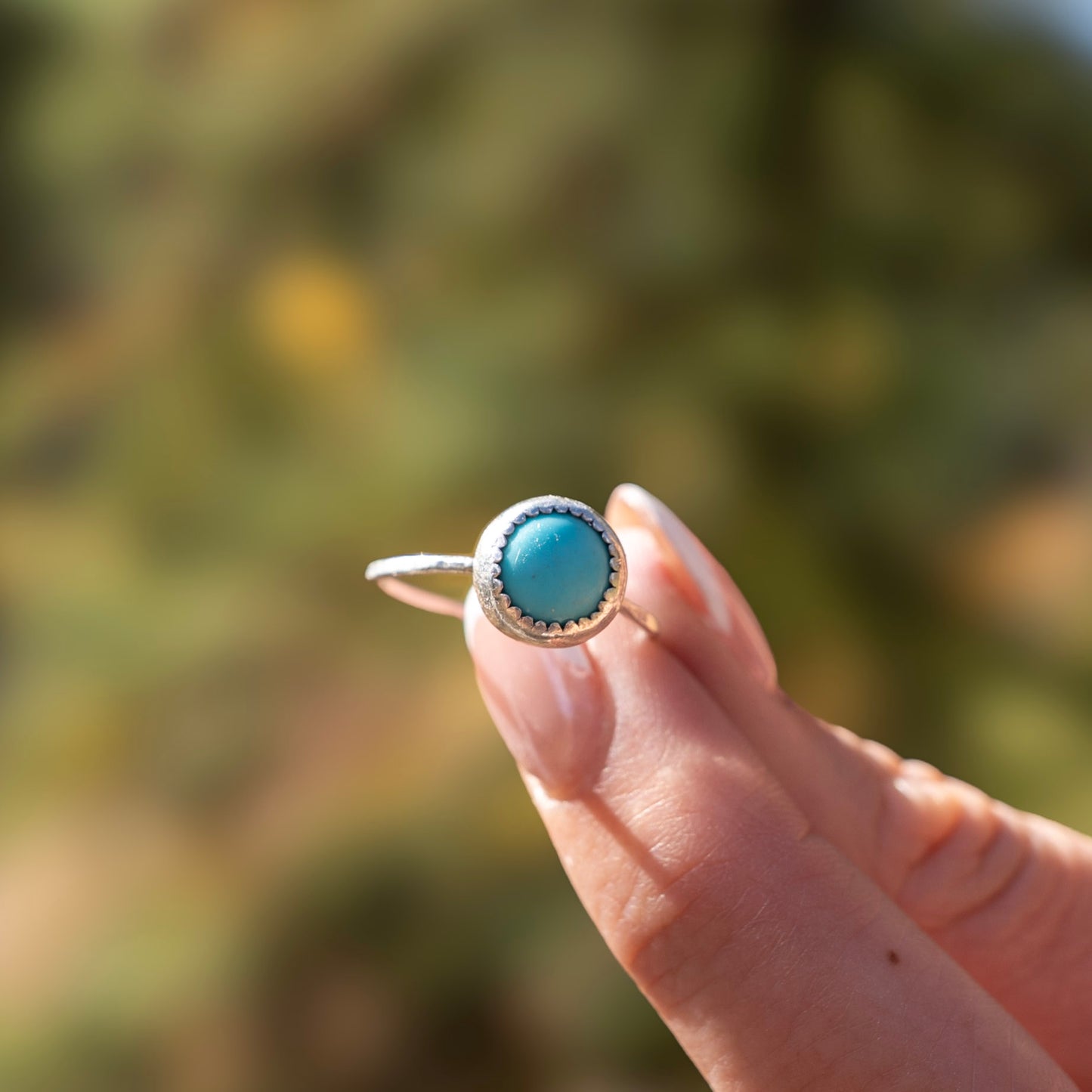 Turquoise Sunburst Ring